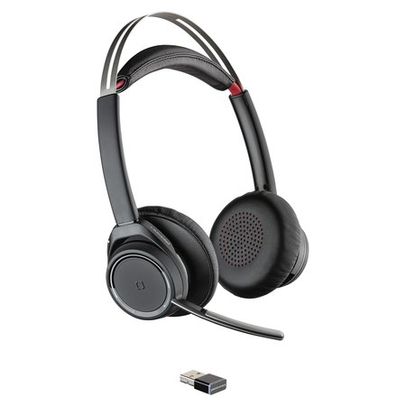 POLY Voyager Focus UC Stereo Bluetooth Headset System with Noise Canceling 202652-101